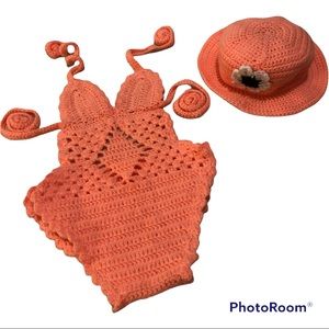 New Crochet Bikini and Hat Set for Baby Girl, Crochet Bikini for toddler,